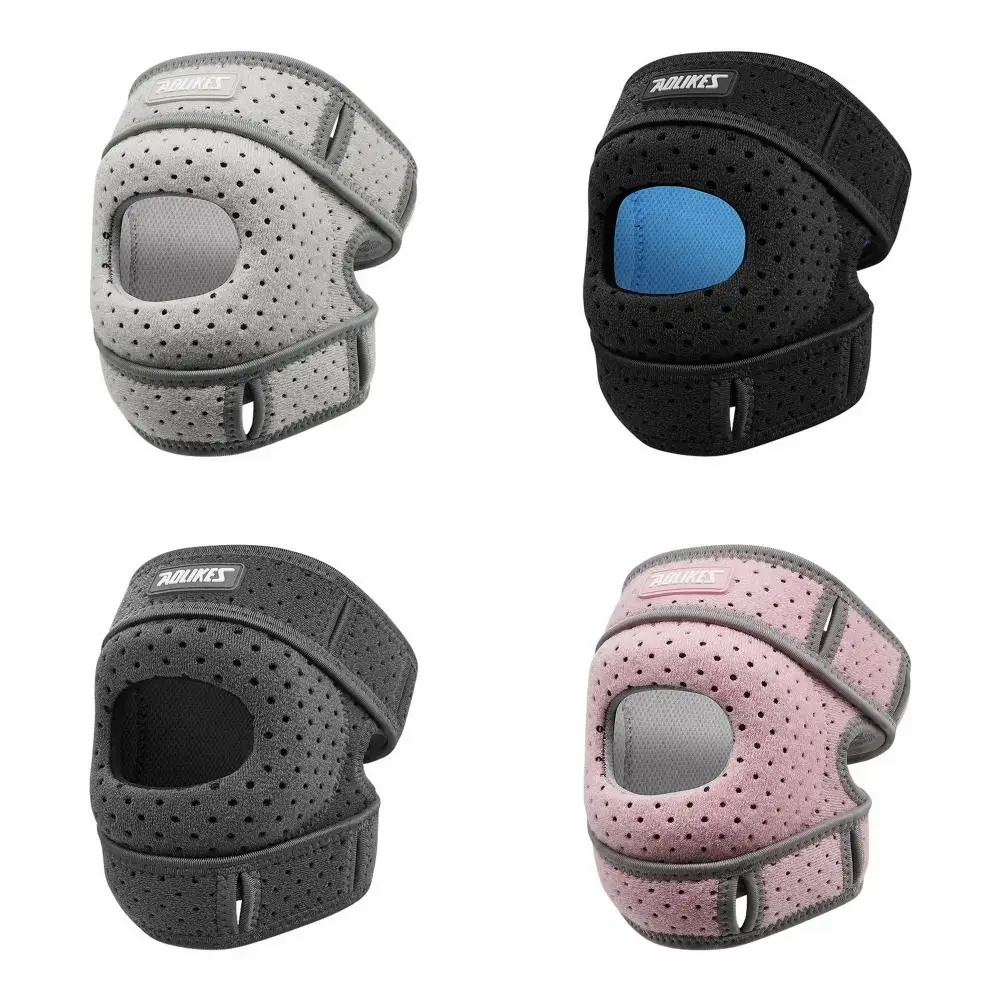 Protector de rótula, rodillera de rótula, banda protectora de rótula suave ajustable, rodillera deportiva con amortiguación transpirable, pelota de tenis - imagen 4