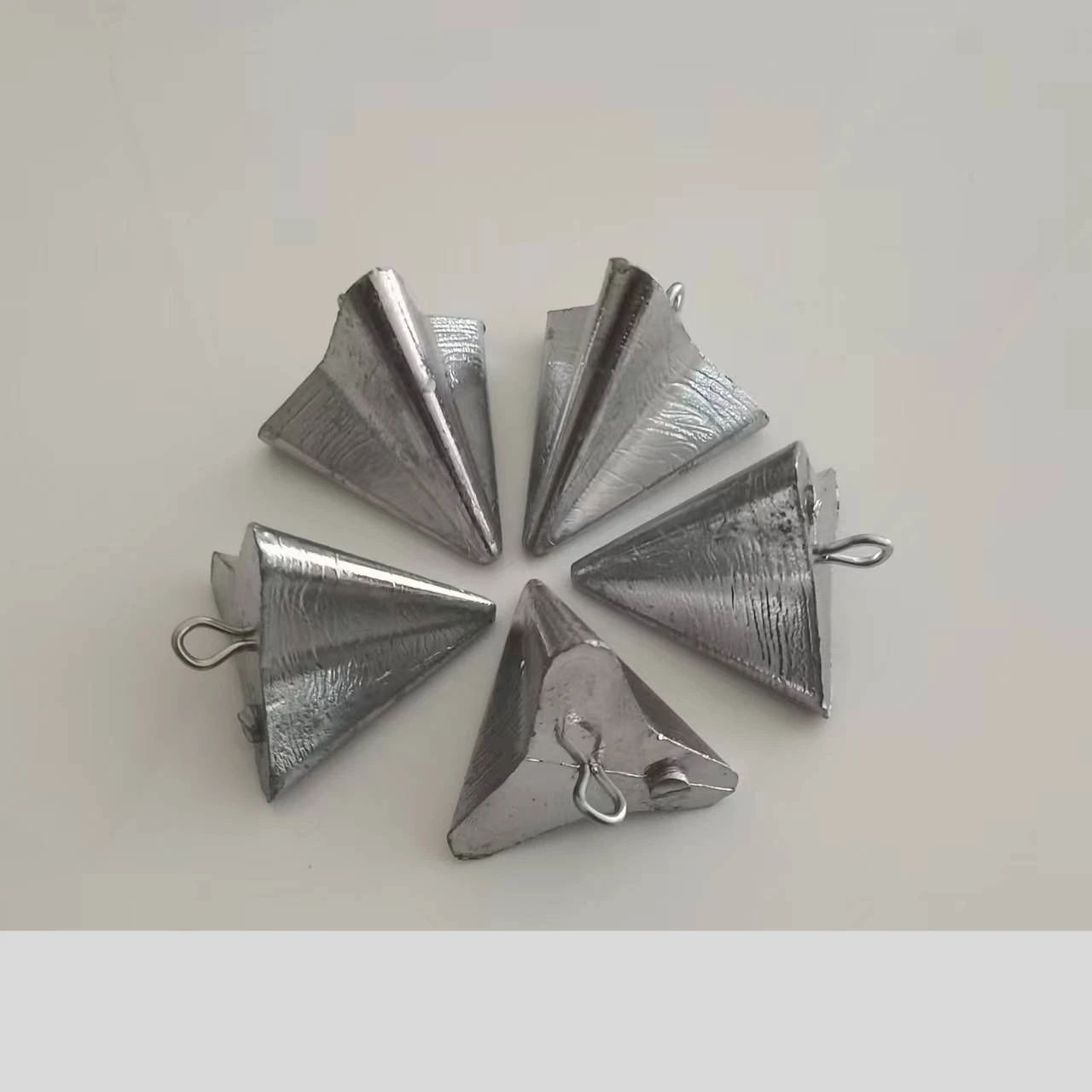 Colgante de plomo triangular, gota de agua, plomo, talo, pesca en el mar, posicionamiento, colgante de plomo, accesorios de pesca - imagen 3