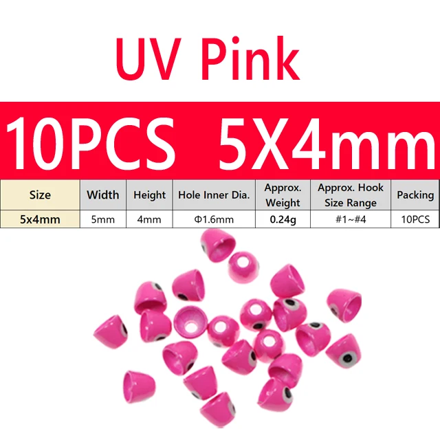 10PCS 5x4mm Pink