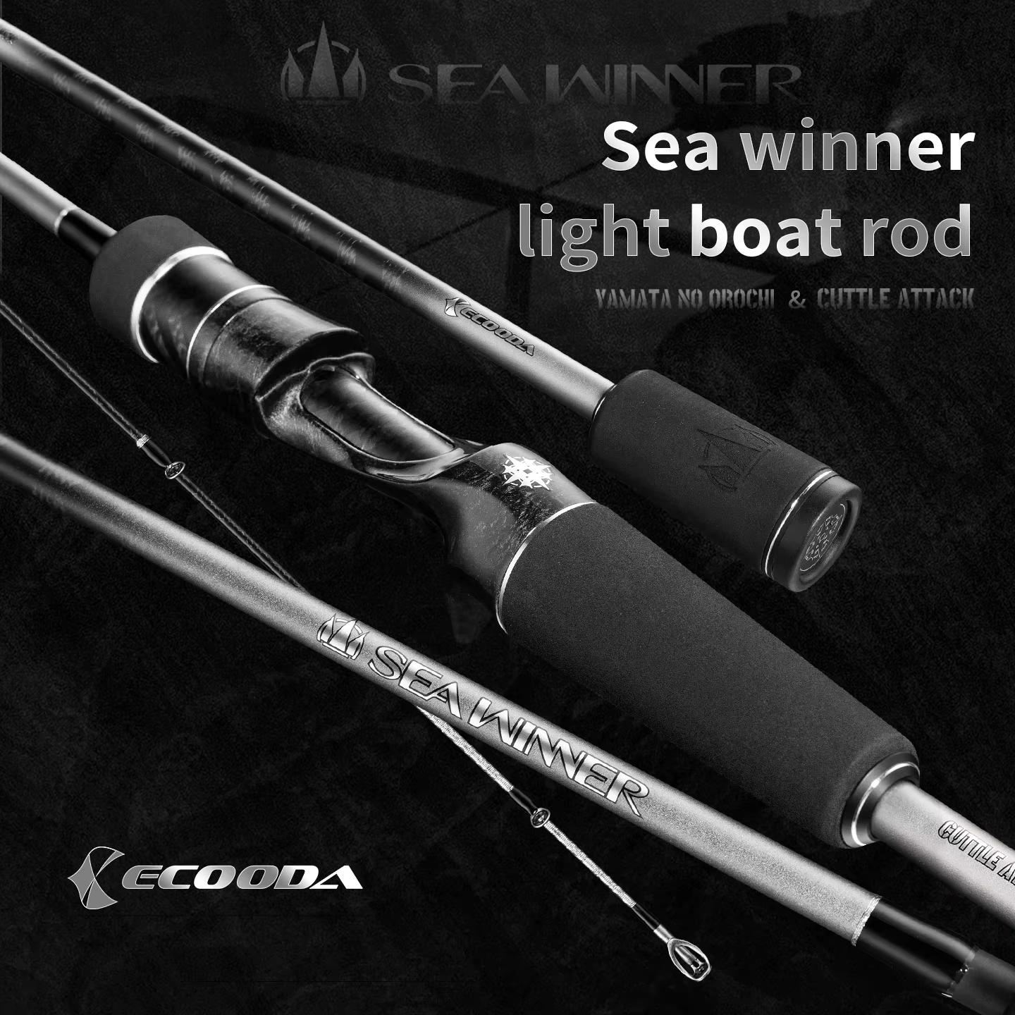 Caña ligera de pescar Ecooda Sea Winner para barco