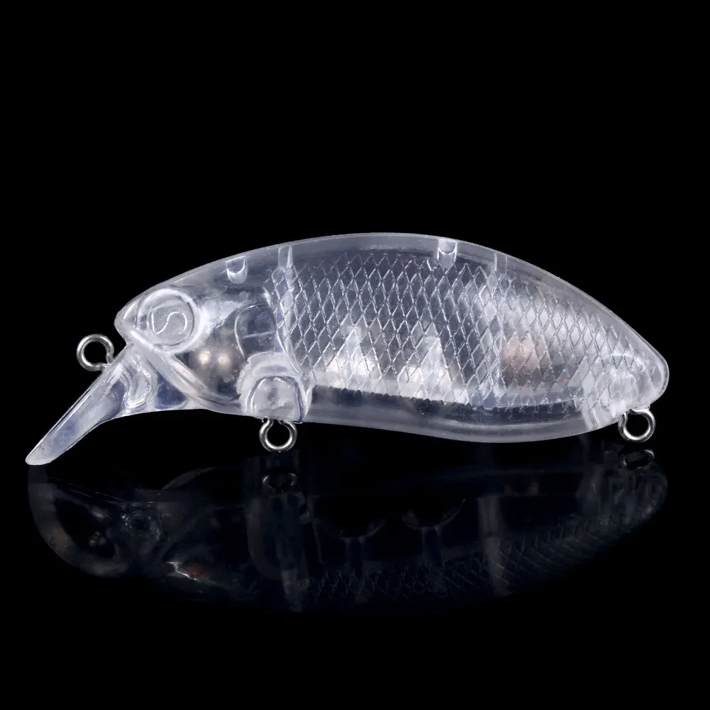 Crankbaits sin pintar ABS transparente – Señuelos de roca personalizables - imagen 2