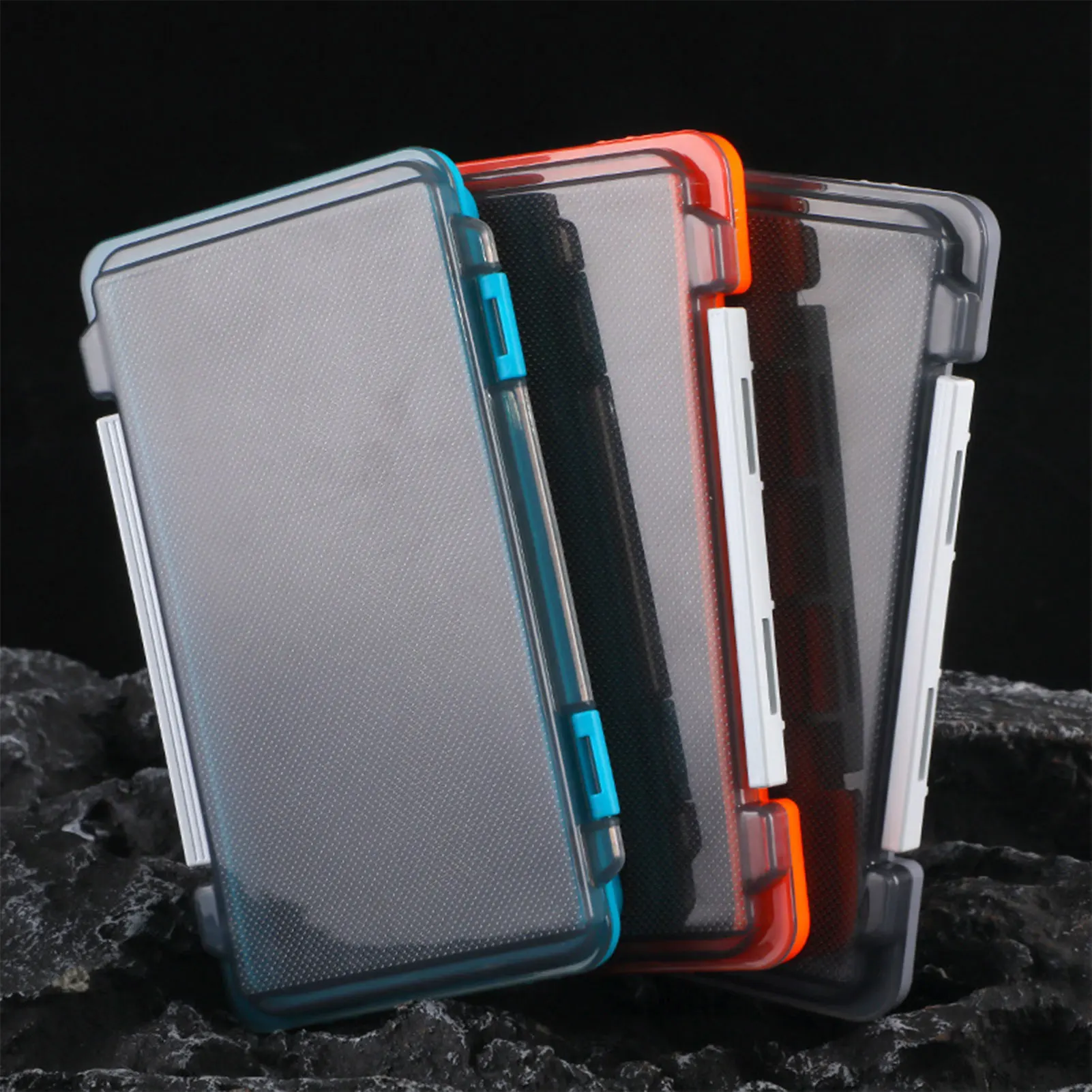 Caja impermeable para señuelos – Estuche organizador rígido de pesca - imagen 4
