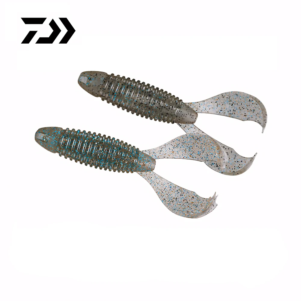 DAIWA RATTLIN TUBE KICKS Señuelos de pesca Señuelos blandos Cebos blandos 3,4 pulgadas Aproximadamente 8,6 cm 6PCS - imagen 3