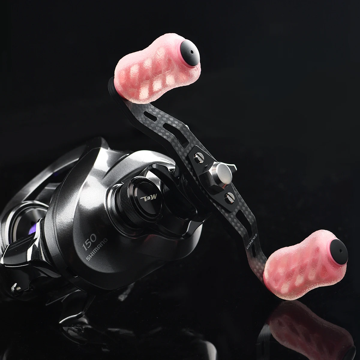 Gomexus-mango de carrete de carbono, 95mm, finura para Shimano, Bantam, Metanium, Daiwa, Steez, Abu Garcia, Okuma, Kastking, Baitcasting, DC-S20 - imagen 4