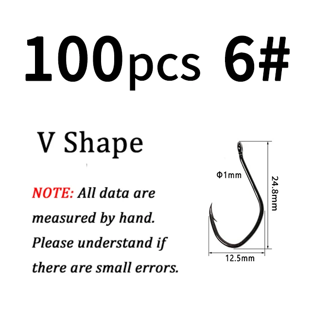 100pcs size 6
