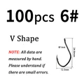 100pcs size 6