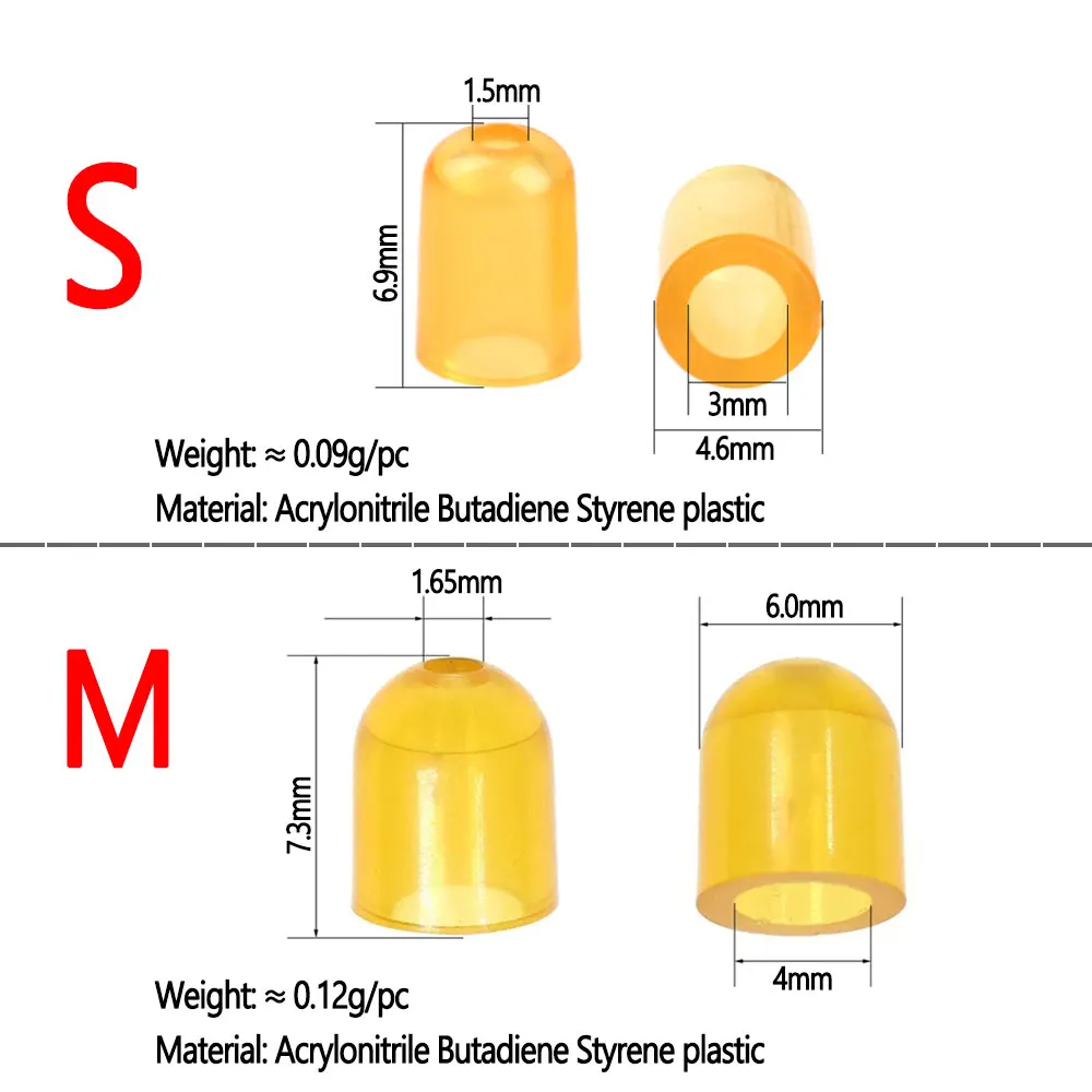 50 Uds. De piezas deslizantes cilíndricas para pesca en agua salada, faldas de silicona para pargo, lazo de goma, cubierta fija, accesorios para señuelos - imagen 2