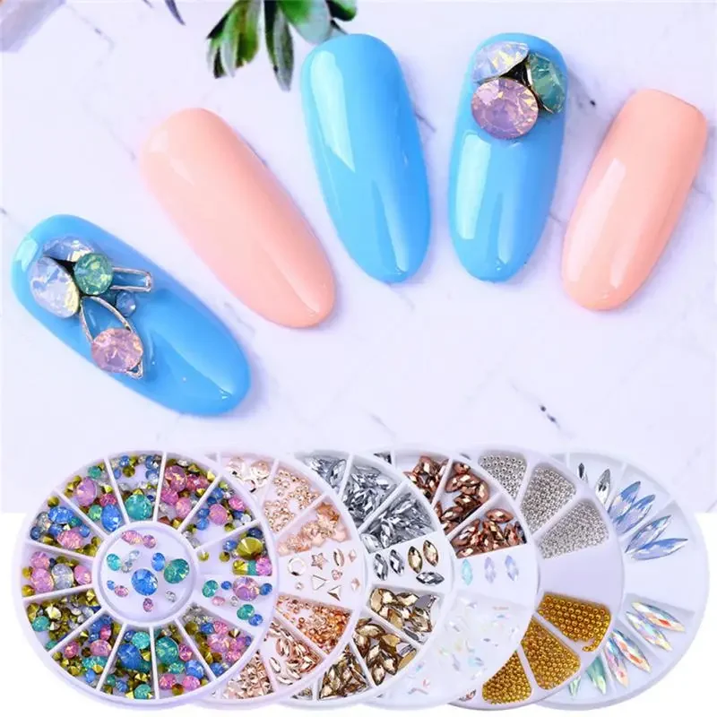 Diamantes de imitación 3D para uñas, taladro de mariposa, flor de cristal, decoraciones de Arte de uñas DIY, herramientas y accesorios de manicura - imagen 4