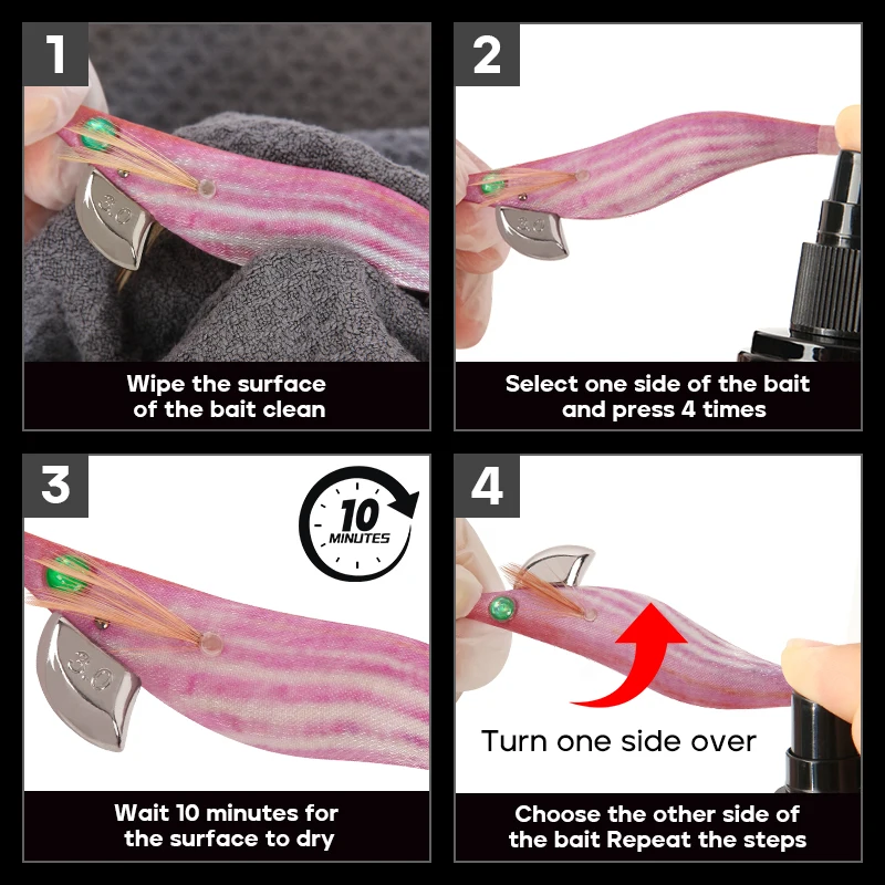 LETOYO 30-100ml UV spray Metal Jig minnow Jerkbait crankbait señuelos VIB señuelo suave pesca vinyos giratorios DIY Señuelos de Pesca de Mar - imagen 3