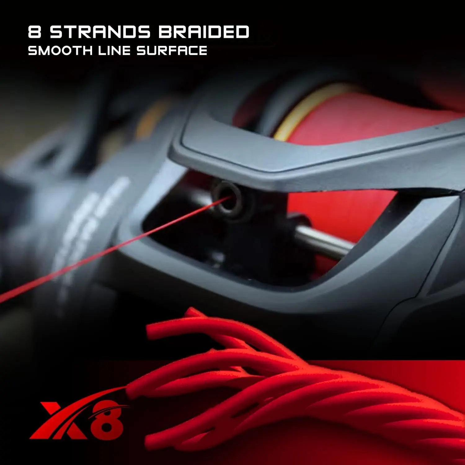 Línea de pesca trenzada mejorada X8, línea de PE multifilamento de 8 hebras súper fuerte, línea trenzada japonesa de 500M y 1000M, todo para peces y carpa, nuevo - imagen 2