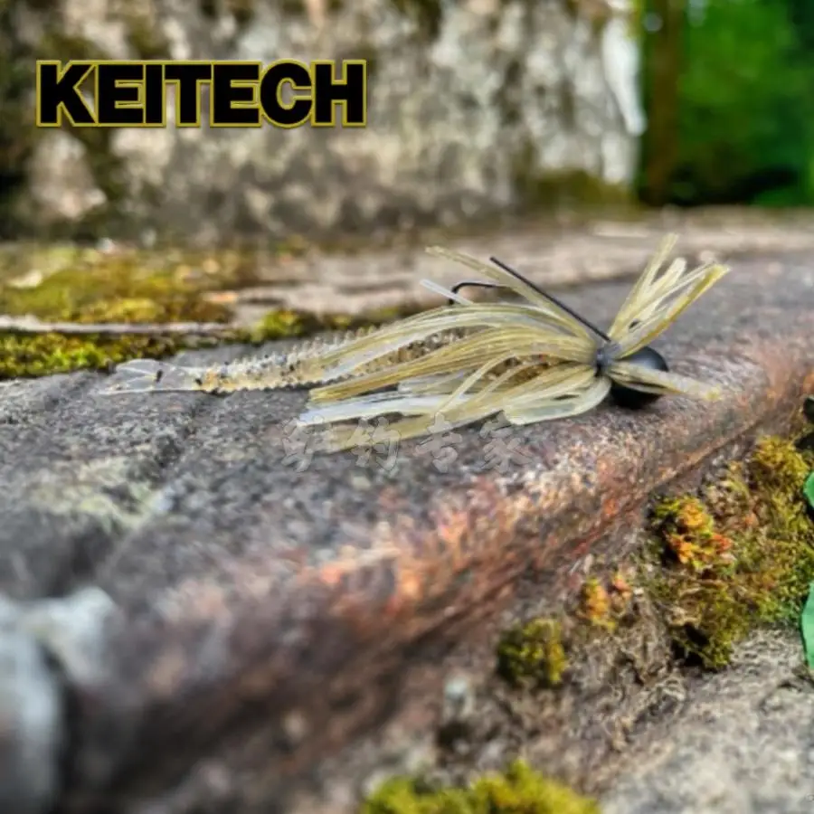 Cebo de señuelo Keitech japonés, pez de cola de horquilla, marca K, 2,5 pulgadas, 3 pulgadas, Ned al revés, cebo negro para lubina - imagen 2