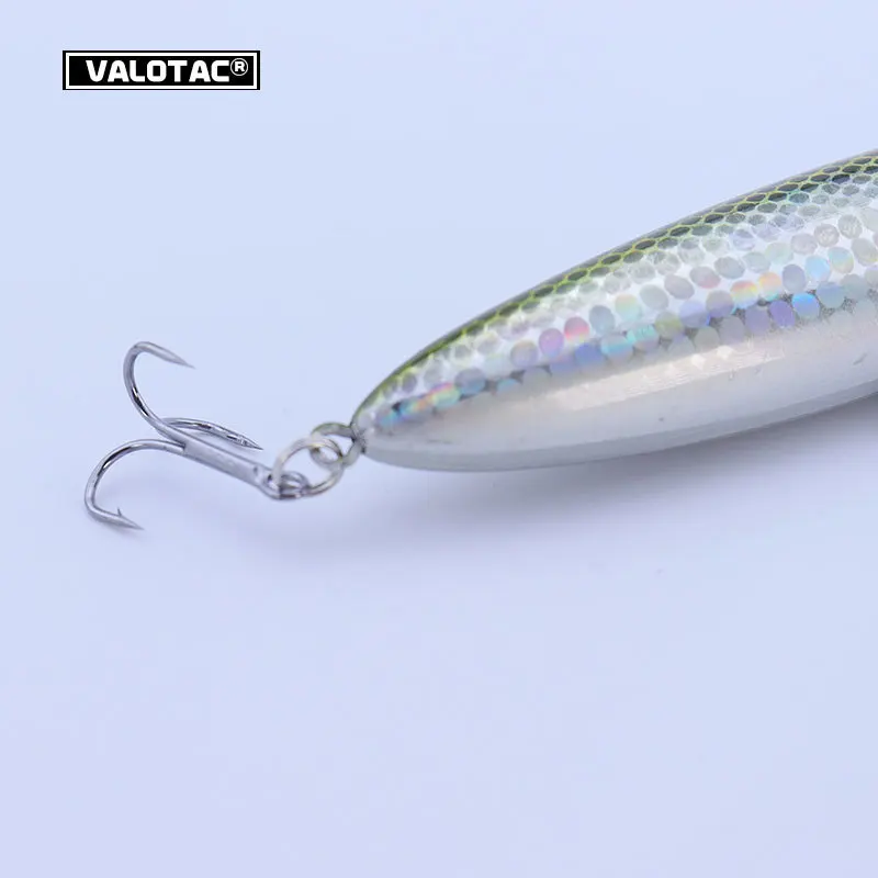 Señuelo de pesca suspendido de hundimiento lento, 18g/95mm, minow pencil wobbler, se mantiene solo por encima de la parte inferior - imagen 4