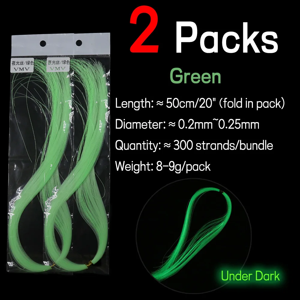 2 packs lumo green