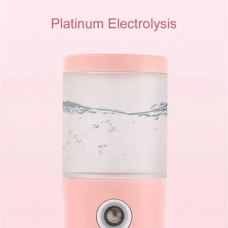 Nano pulverizador de reposición de agua, Humidificador portátil de oficina con pulverizador en frío, herramienta para el cuidado de la piel facial, Mini USB - imagen 3