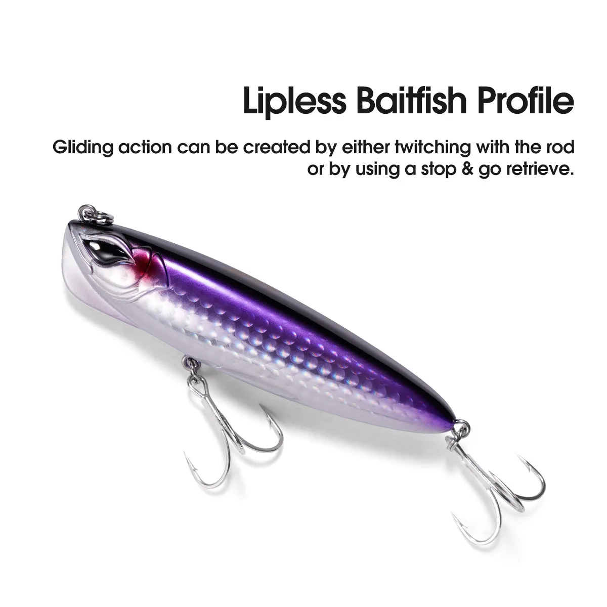 NOEBY-señuelo de pesca Stickbait de hundimiento lento, 9cm, 24,5g, 14cm, 71g, lápiz, dardo, andador, perro, cebo duro Artificial para Señuelos de Pesca de lubina - imagen 5