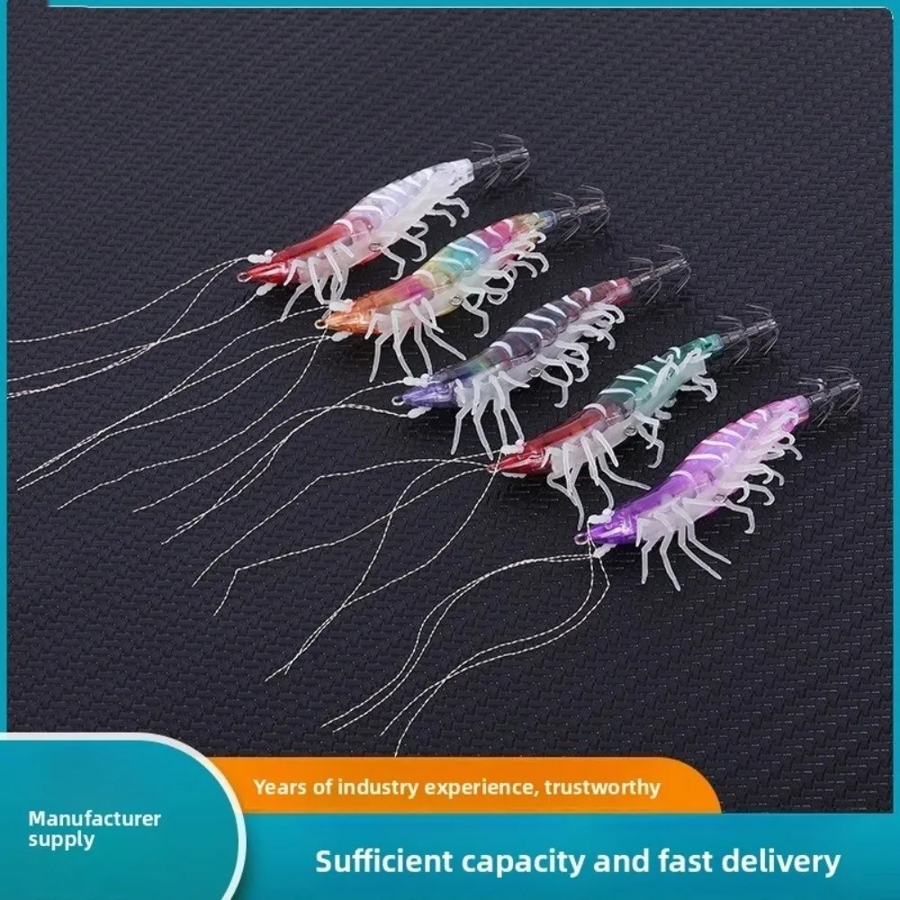 Wobbler 11g 90mm plantilla de calamar luminosa Horizontal hundimiento lento señuelo madera camarón Webfoot pulpo cebo pesca de pulpo - imagen 2