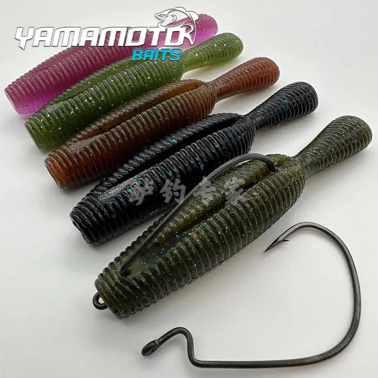American Yamamoto 2,5 pulgadas lombriz de patata Yamatanuki señuelo cebo suave cebo falso - imagen 5