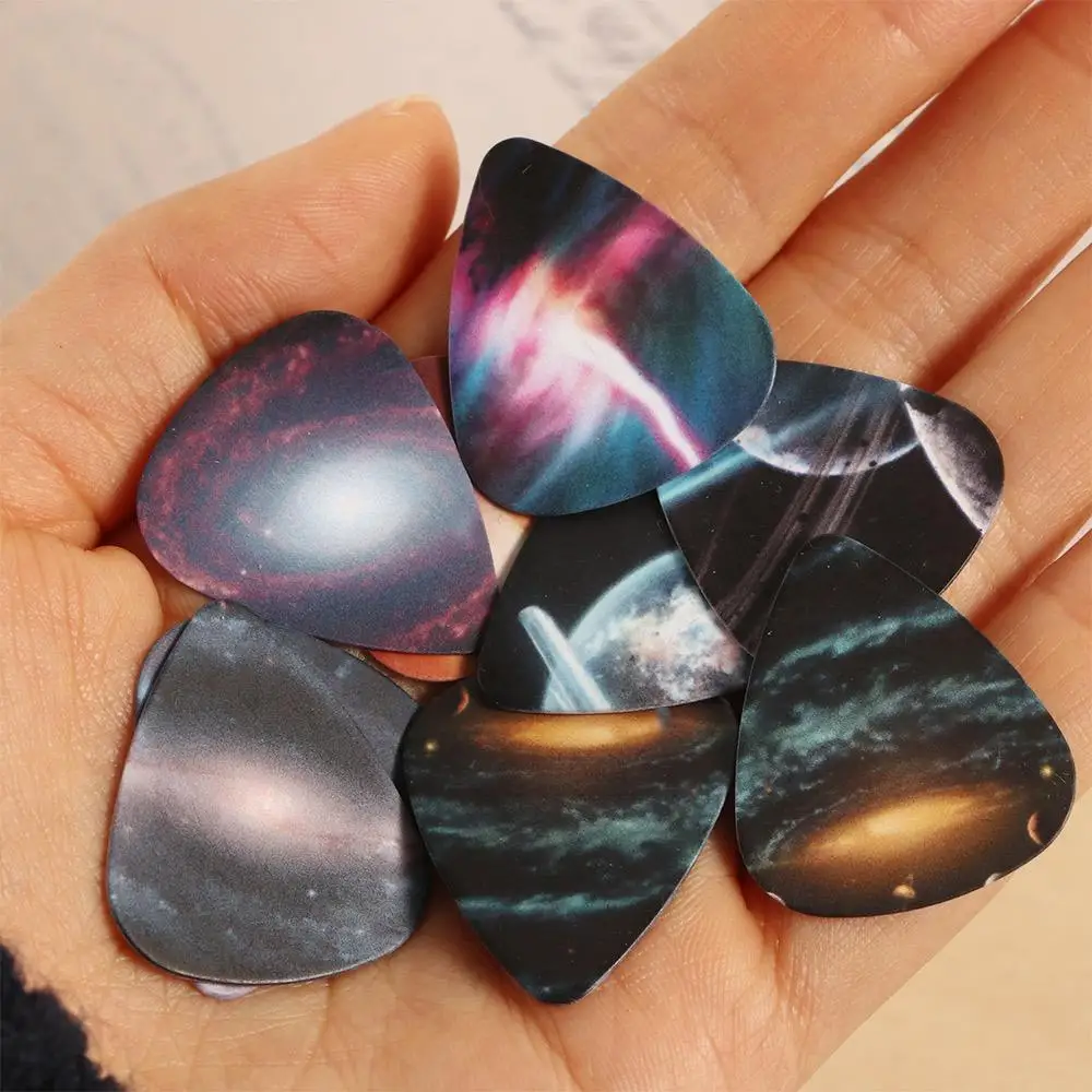 Metralla eléctrica Star Vastness, accesorios musicales, púas, piezas de guitarra, correa de guitarra, 0,46mm, 0,71mm, 1,0mm, 10 unidades por lote - imagen 2