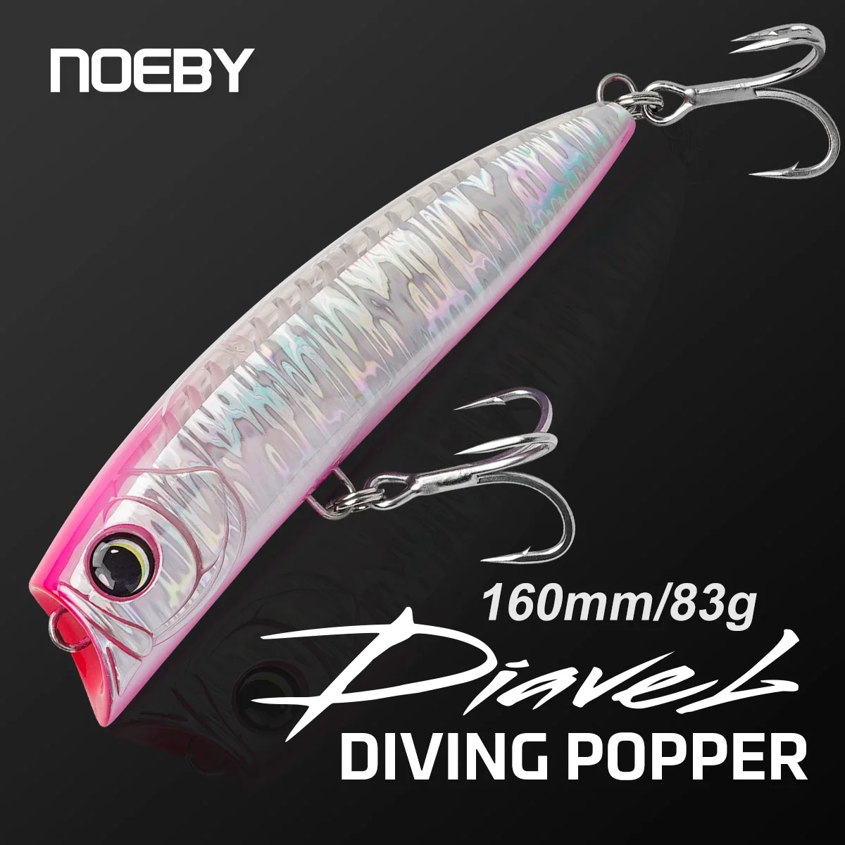 Noeby Diving Popper – Señuelo flotante de superficie para atún GT