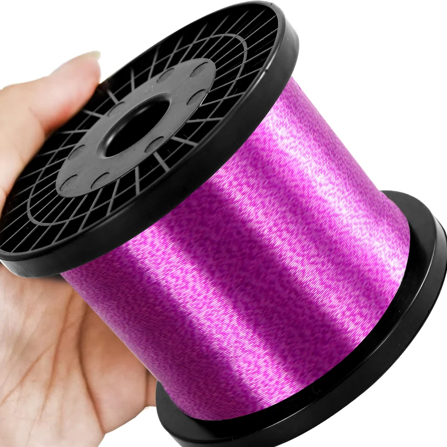 Línea de Pesca manchada Invisible, monofilamento Invisible biónico púrpura de 3-36LB, línea recubierta de fluorocarbono moteado de nailon, Pesca de 3000M