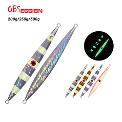 OBSESSION J33 Jig metálico luminoso – Hundimiento lento, larga distancia