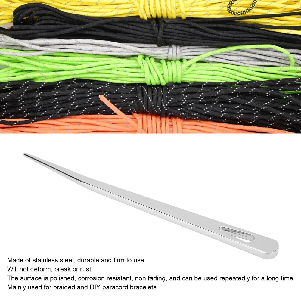 Agujas MarlinSpike de acero inoxidable para paracord – Nudos y pulseras - imagen 4