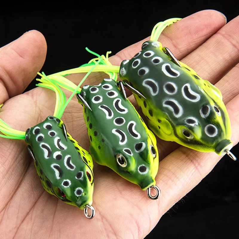 1 unidad 6g 9g 12g Topwater Ray Rana cebo suave forma Minnow manivela Wobbler para señuelo de pesca con mosca Japón tubo de silicona cebos artificiales - imagen 4