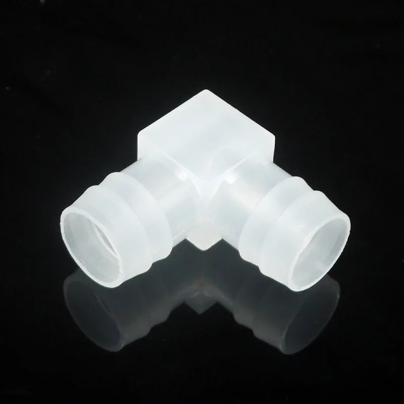 Conector de agua de 10 piezas, 4mm ~ 20mm, PP, grado alimenticio, tipo L, curva de codo de 90 grados, divisor de 2 vías, adaptador de junta de tubo de manguera - imagen 3