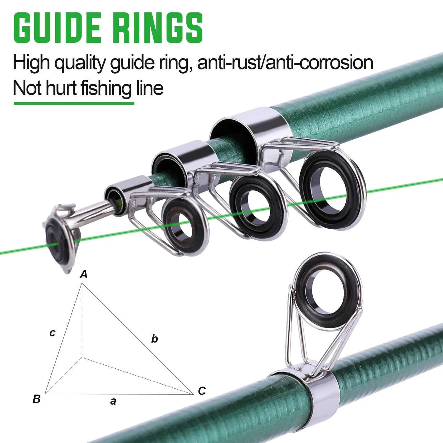 Sougayilang Caña de Pesca Telescópica Multisección Portátil - imagen 3