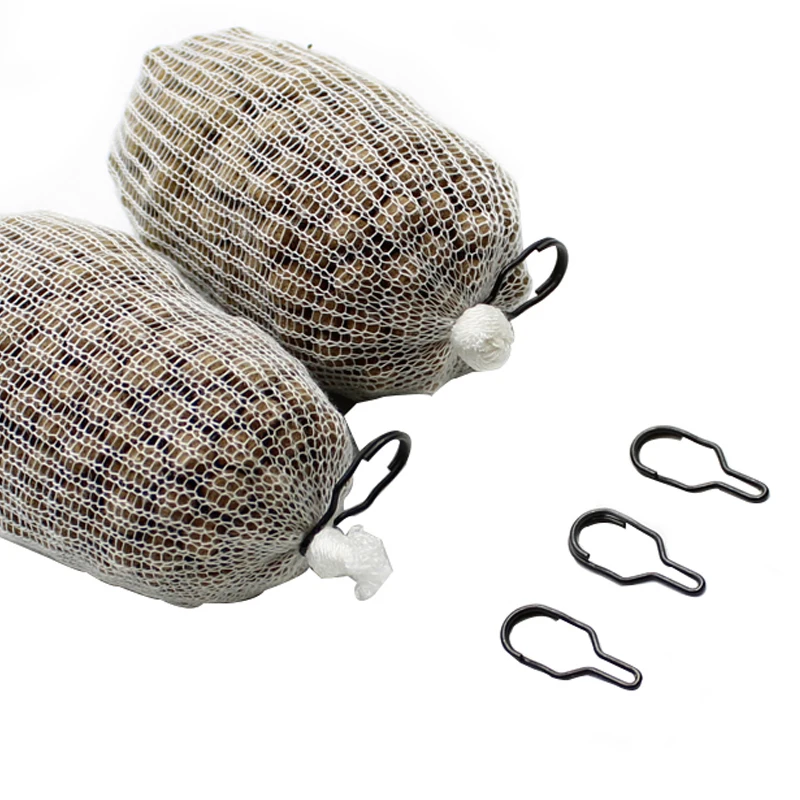 Bolsa de PVA transparente lista para rellenar con boilies o pellets
