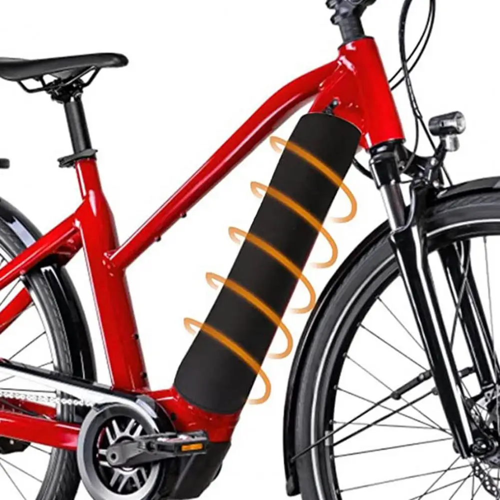 Funda protectora para batería de bicicleta eléctrica con cinta de sujeción, cubierta térmica ajustable para bicicleta eléctrica, bolsa para batería impermeable a prueba de polvo - imagen 4