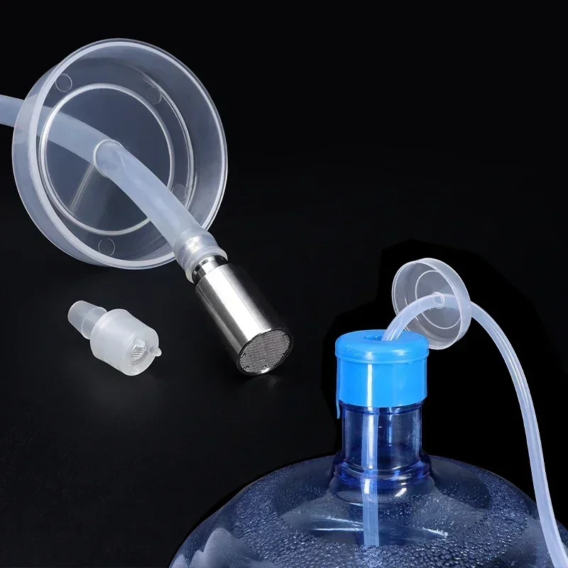 Tubo de silicona de grado alimenticio de 6x9mm con manguera con cubierta antipolvo, manguera de succión automática, tubo de bebida, tubo de entrada Universal, Kit dispensador de agua - imagen 4