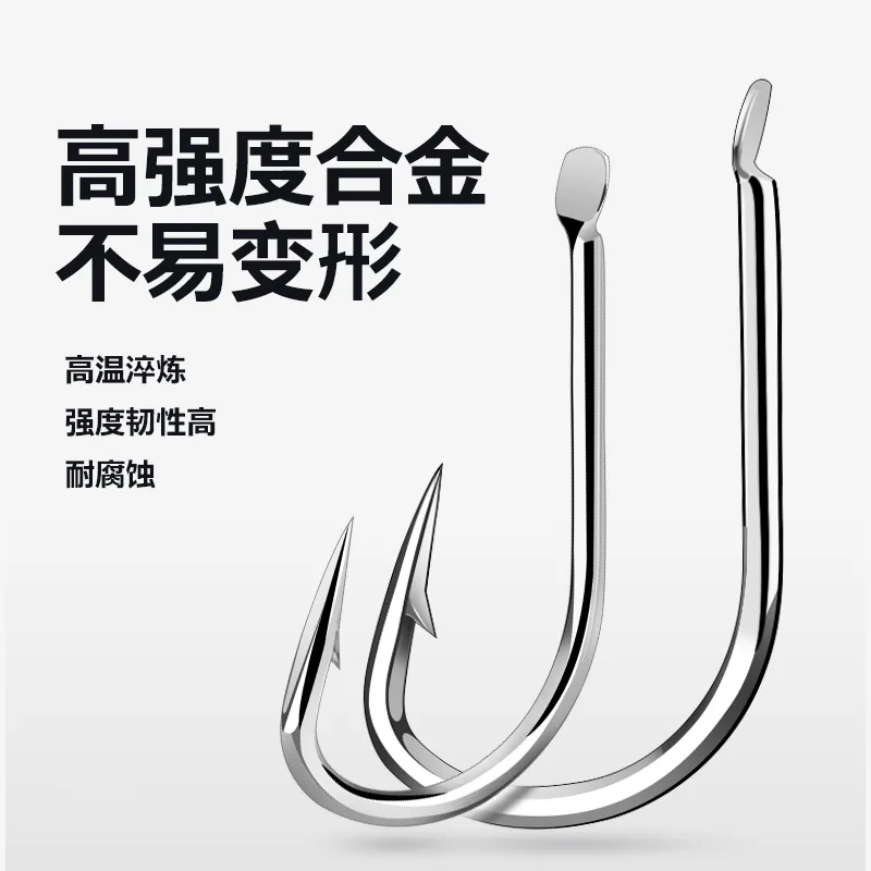 PD Fishing Tackle Subline Double Hooks Finished Tied Hooks Set Iseini Nylon Line Barbed Izu Golden Sleeve - imagen 5