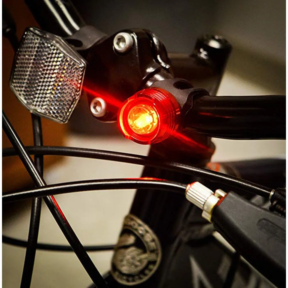 Luz Trasera LED Roja para Bicicleta – Impermeable con Correa - imagen 2