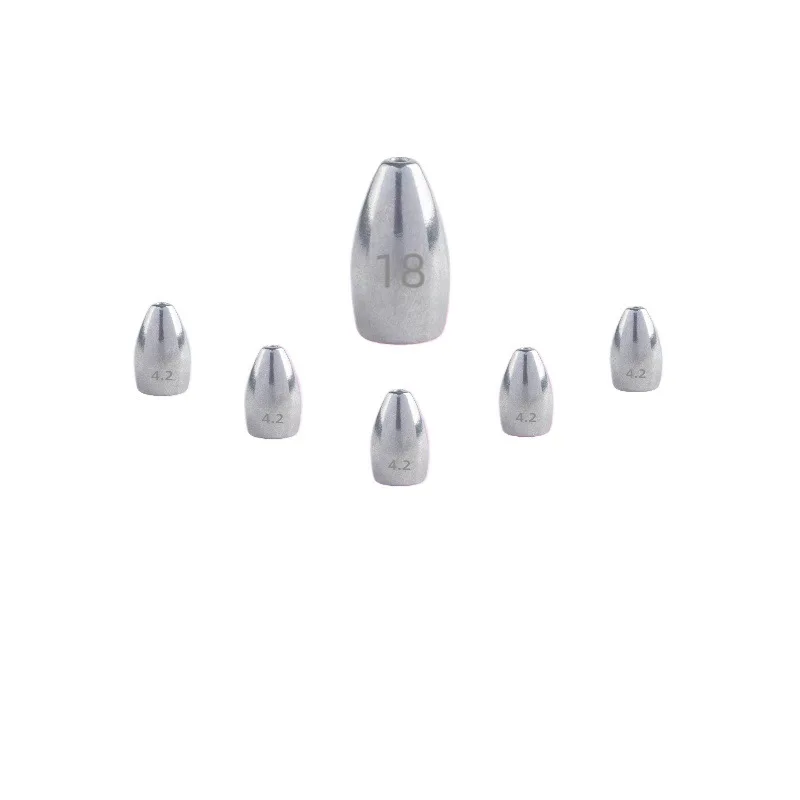 Plomo de plomo de aleación de Metal para pesca, aparejo Texas Carolina, aparejos de plomo, asistencia para lanzar peso, accesorios de aparejos de pesca de fundición larga - imagen 5