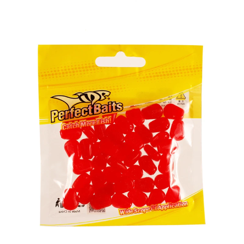 Señuelos de Pesca de silicona con olor a maíz, cebos flotantes de plástico suave, de goma Artificial, para estanque, 50 piezas - imagen 2