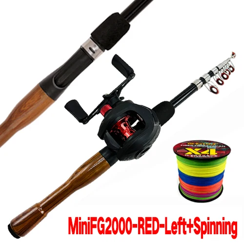 Left-Reel Spin-Rod
