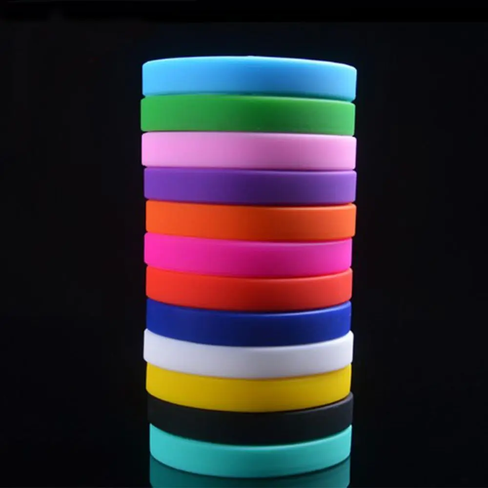 Bandas de energía Deportes de goma Moda colorida 1 piezas Pulsera Pulsera de baloncesto Silicona - imagen 3