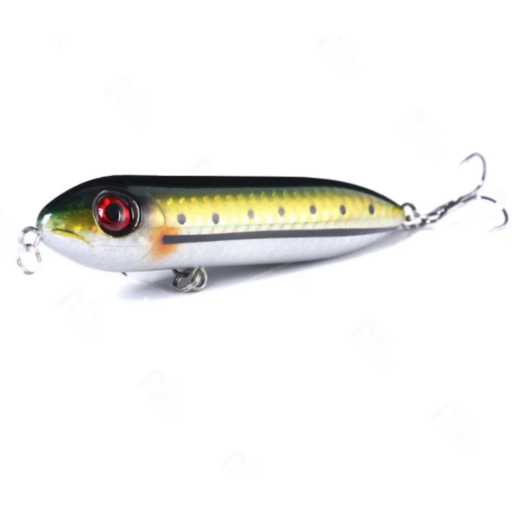 Señuelo de pesca de lápiz de agua superior, 10cm, 12g, duro, flotante, Wobblers, superficie Crankbait, aparejos de pesca - imagen 3