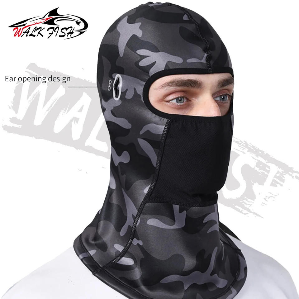 Pasamontañas de pesca a prueba de viento Unisex, máscara facial cálida para correr al aire libre, montar en bicicleta, sombreros cálidos, bufanda resistente al frío - imagen 5