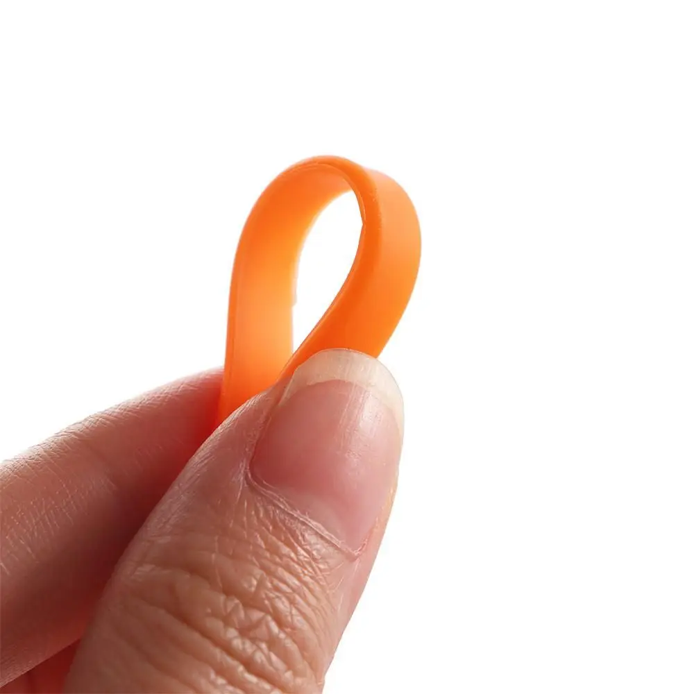 Anillo de gel de sílice, anillo decorativo, funda protectora para caña de pescar, Clip para caña de Gel de sílice, Protector de anillo en forma de O, cubierta para cañas de pescar - imagen 3