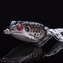 Señuelo Rana de Silicona – Topwater Flotante para Lucio