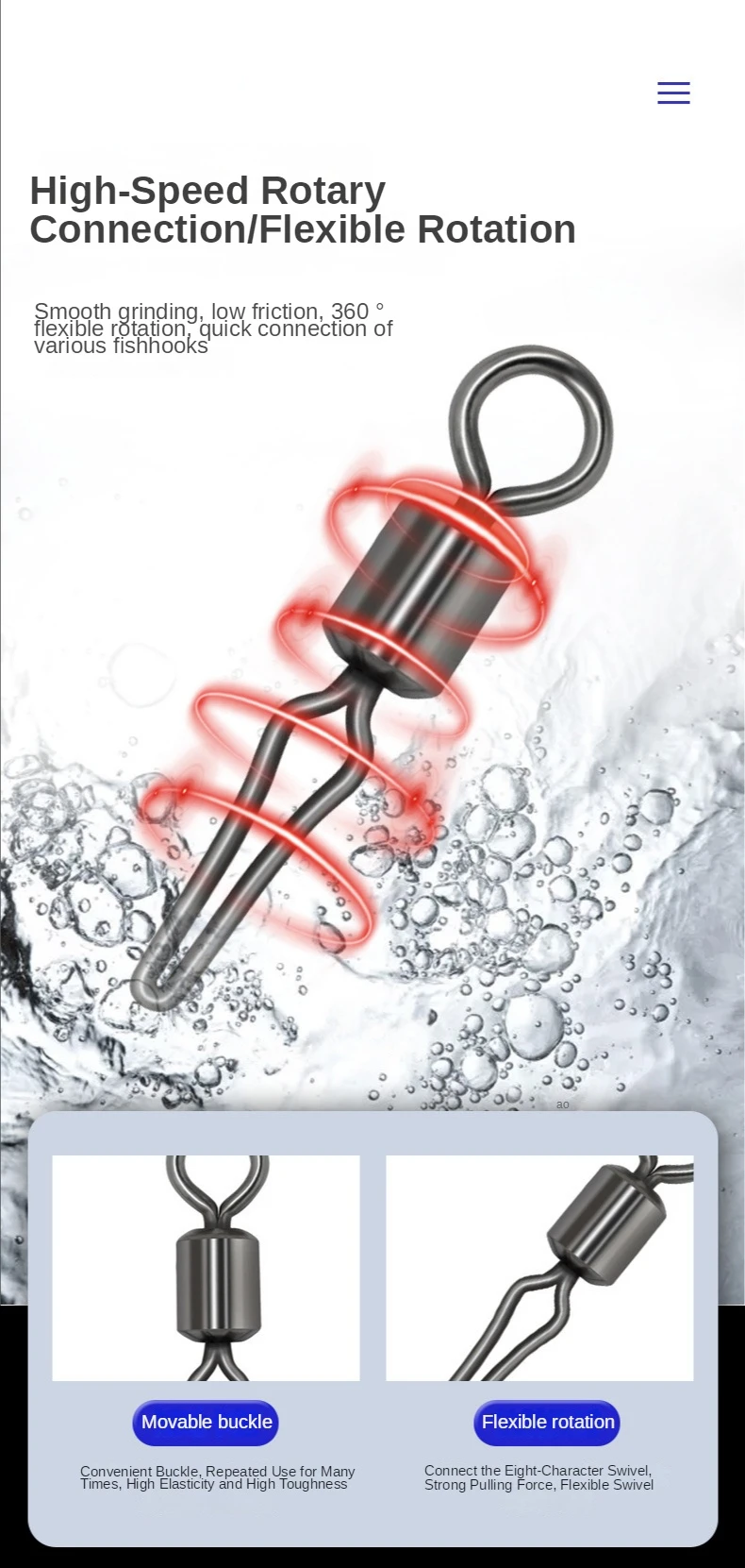 Experimente una conexión suave de alta velocidad y flexible con nuestro diseño rotativo avanzado