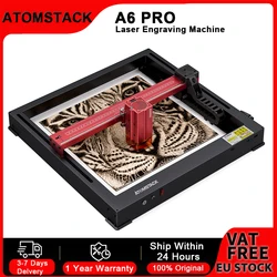 Grabador Láser 3D ATOMSTACK A6 Pro – Corte en madera y acero