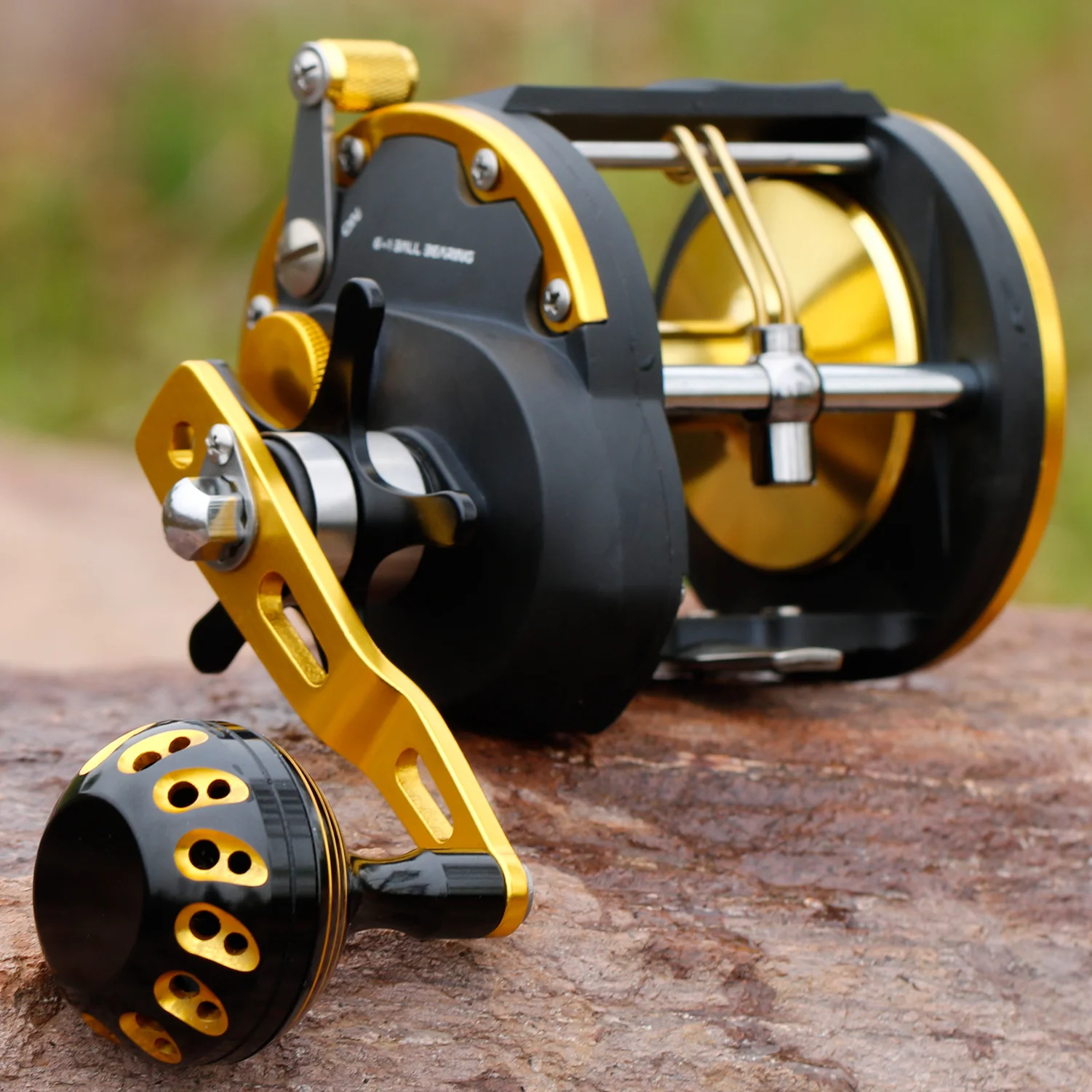 Carrete de arrastre Sougayilang 28kg – 6 rodamientos para pesca marítima - imagen 4