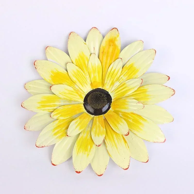 Arte de Pared Metálico con Flores – Decoración Hogar y Jardín - imagen 2