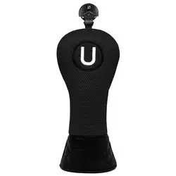 Nueva cubierta de cabeza de palo de Golf de PU, funda protectora de varilla de empuje de nailon antiarañazos, resistente al desgaste, lavable, accesorios de Golf, campo de Golf