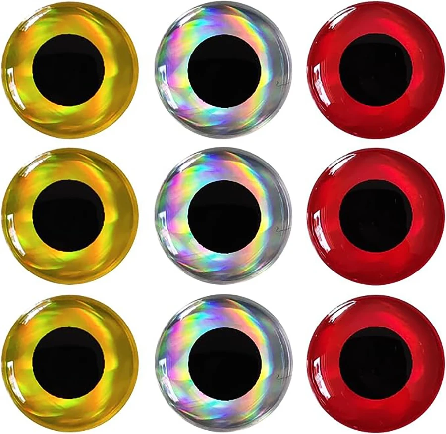 Ojos 3D realistas impermeables para señuelos