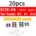 20pcs size 6 dragon