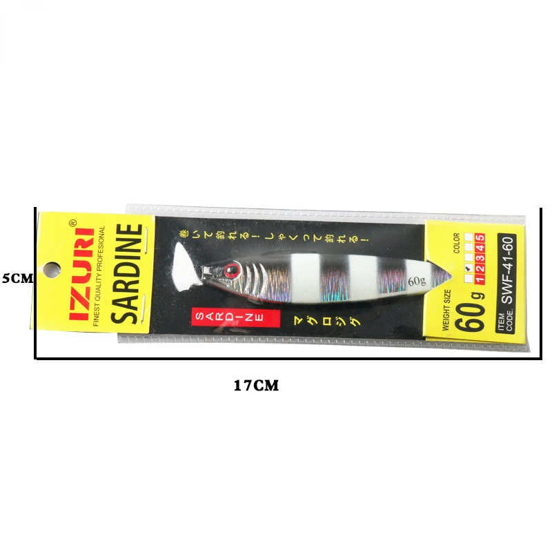 WHYY-señuelo de Pesca brillante Jigbait, señuelos de fundición a tierra, Metal lento, agitar la placa de hierro, cebo Artificial, 15g-100g - imagen 4